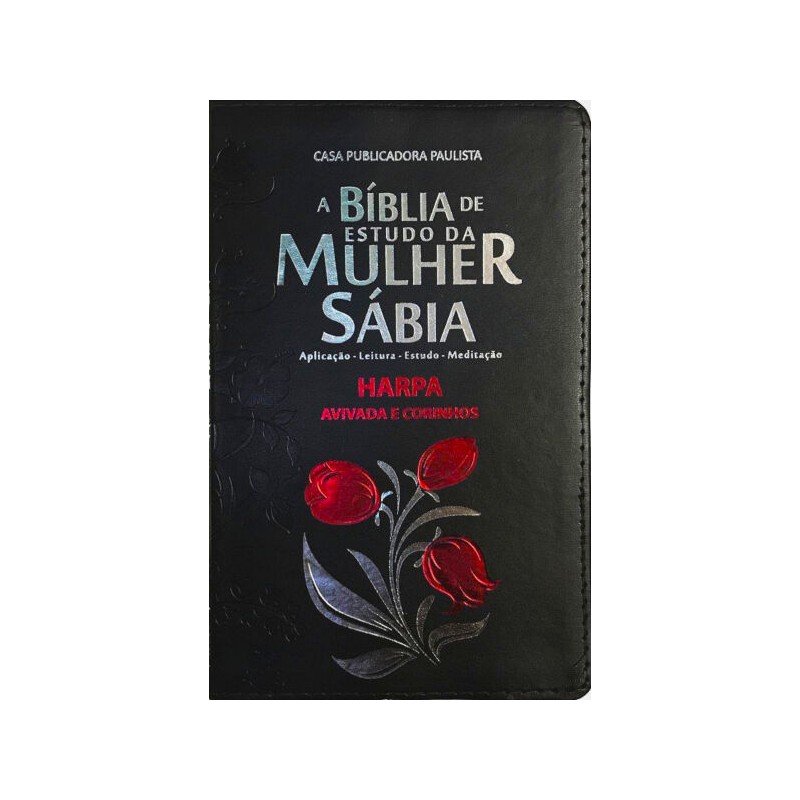 Bíblia de Estudo da Mulher Sábia | Tulipa Preta Bíblia de Estudo da Mulher Sábia | Tulipa Preta